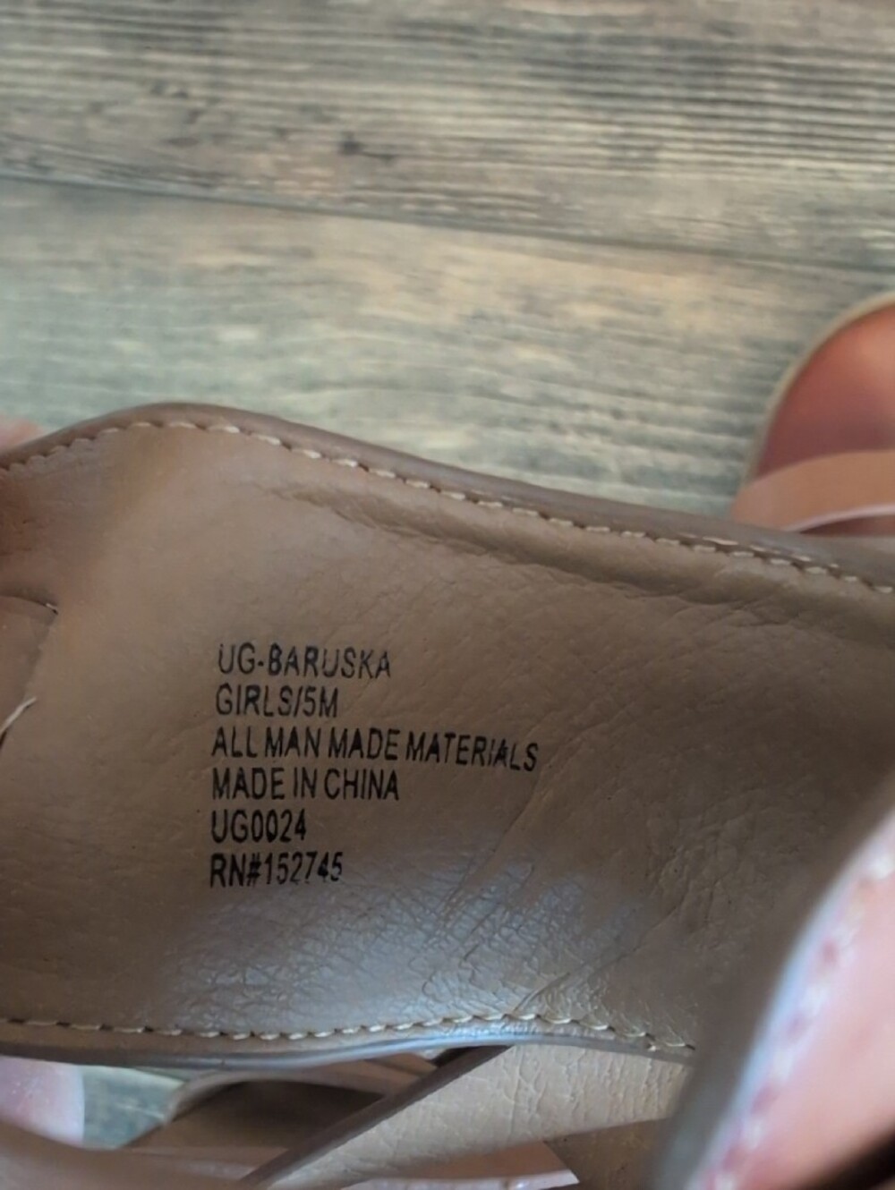 Lucky Brand Baruska Strappy Leather Sandals 5M 569A - Picture 7 of 8